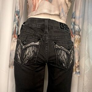 Miss me jeans black size 26 NWT